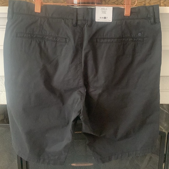 NWT NN07 No Nationality Solid Shorts in Navy - Picture 7 of 11